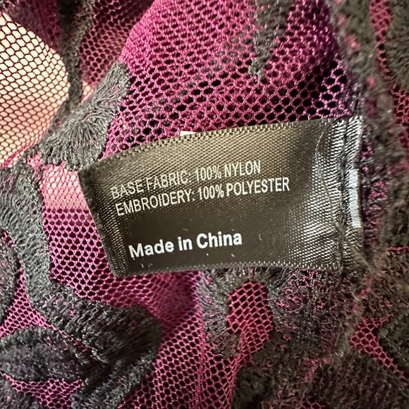 Lane Bryant Sheer Lace Tunic Top Size 22 Whimsigoth - Picture 8 of 13